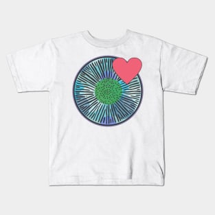 Diatom - Lindavia (blue) Kids T-Shirt